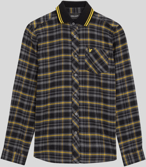 Lyle & Scott Tartan-overhemd voor jongens - zwart