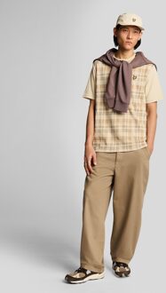 Lyle & Scott Tartan T-shirt - Beige
