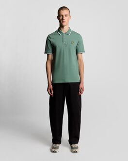 Lyle & Scott Tipped Poloshirt - Veelkleurig Groen