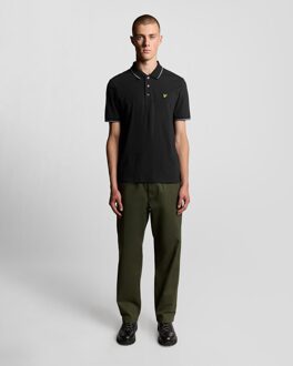 Lyle & Scott Tipped Poloshirt - Veelkleurig Zwart