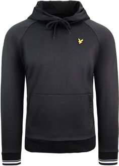 Lyle & Scott Tipped Tricot Heren Zwarte Hoodie