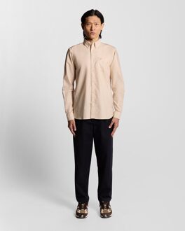 Lyle & Scott Tonal Button Down Oxford-overhemd - Roze