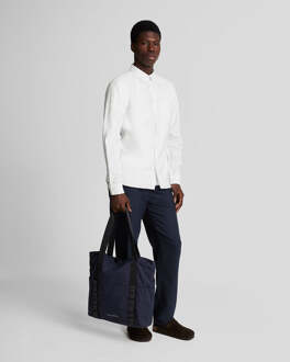 Lyle & Scott Tonal Button Down Oxford Overhemd - Wit