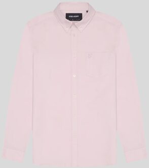 Lyle & Scott Tonal Button Down Oxford Shirt - Roze Zout