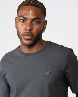 Lyle & Scott Tonal Eagle donkergrijs T-shirt