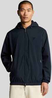 Lyle & Scott Tonal Eagle Hooded Bomberjack - Donkerblauw Navy