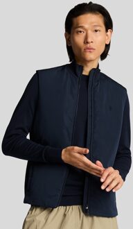 Lyle & Scott Tonal Hybrid Gilet - Donkerblauw Navy