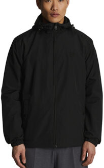 Lyle & Scott tonale adelaar gitzwart softshelljack met ritssluiting en capuchon - maat L