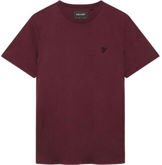 Lyle & Scott tonale Eagle bordeaux T-shirt Bourgogne - M