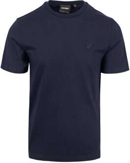 Lyle & Scott tonale Eagle donker marineblauw T-shirt