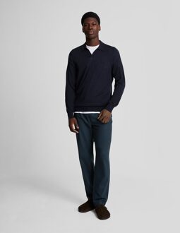 Lyle & Scott Tonaleagle Koordflanellen Broek - Donkerblauw Navy