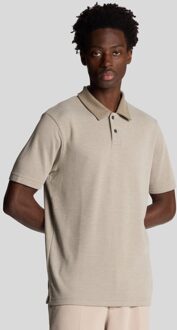 Lyle & Scott Two Tone Poloshirt - Brindle Zand