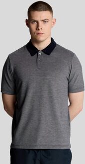 Lyle & Scott Two Tone Poloshirt - Middernachtblauw Navy