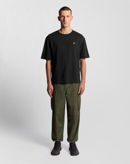 Lyle & Scott Ultra Zachte Katoenmix T-Shirt - Zwart