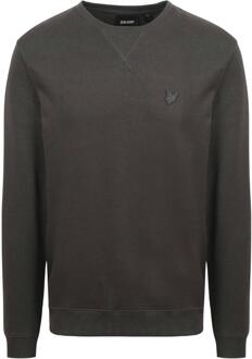 Lyle & Scott Uniseks Sweatshirt met tonaal adelaarslogo voor volwassenen (Donkergrijs) - maat XS