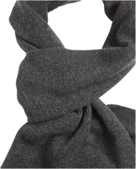 Lyle & Scott Unisex Volwassen Lamswol Geribbelde Sjaal (Grijs) - One Size