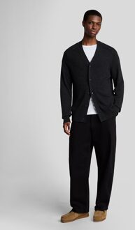 Lyle & Scott V-hals Gebreide Cardi - Zwart