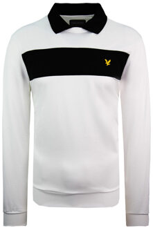 Lyle & Scott Ventech Golf Heren Wit Top Zwart - XS
