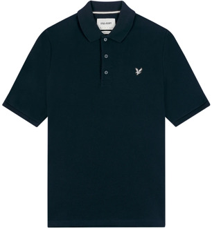 Lyle & Scott Vintage Flatback Pique Polo Shirt Lyle & Scott , Blue , Heren - M