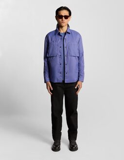 Lyle & Scott Waterafstotend Geïsoleerd Overshirt - Blauw