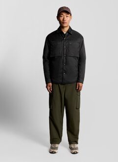 Lyle & Scott Waterafstotend Geïsoleerd Overshirt - Zwart