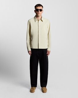 Lyle & Scott waterafstotend nylon overshirt - grijs