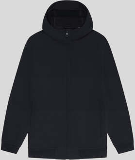 Lyle & Scott waterafstotend stretch shelljack - zwart - maat XS