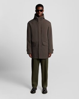 Lyle & Scott waterdichte regenjas - grijs - M