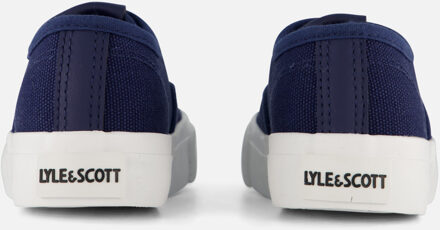 Lyle & Scott Wick Sneakers blauw Canvas - 34,35