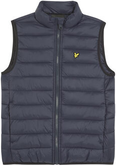 Lyle & Scott winter gilet jongens - donker navy blauw - gewatteerd - Maat 140/146