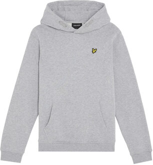Lyle & Scott winter hoodie jongens - licht grijs - Maat 134/140
