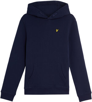 Lyle & Scott winter hoodie jongens - navy blauw - Maat 128/134