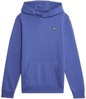 Lyle & Scott winter hoodie jongens - Now blauw - Maat 128/134