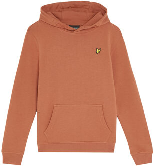 Lyle & Scott winter hoodie jongens - oranje - Maat 134/140
