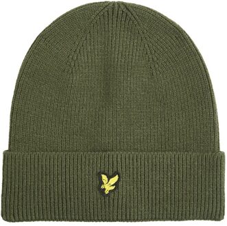 Lyle & Scott winter muts jongens - donker groen - One size
