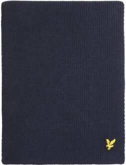 Lyle & Scott winter sjaal jongens - donker navy blauw - One size