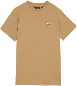 Lyle & Scott winter t-shirt jongens - bruin - Maat 152/158
