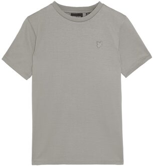 Lyle & Scott winter t-shirt jongens - grijs - Tonal - Maat 152/158