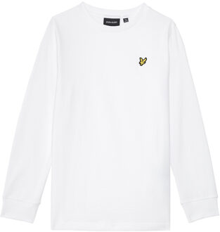 Lyle & Scott winter t-shirt jongens - wit - longsleeve - Maat 152/158