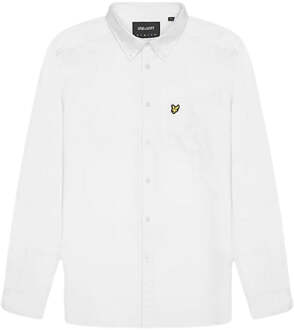 Lyle & Scott wit shirt met lange mouwen