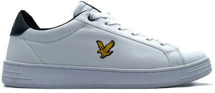Lyle & Scott Witte Sneaker Lente Zomer 2024 Collectie Lyle & Scott , White , Heren - 41 Eu,45 Eu,46 EU