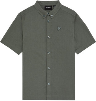 Lyle & Scott zomer blouse S/S jongens - Mercurial groen - Maat 134/140