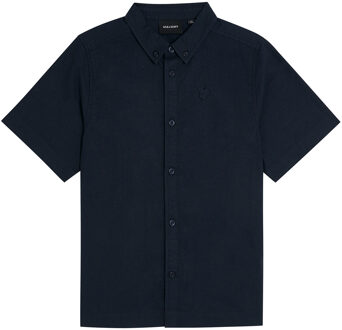 Lyle & Scott zomer blouse S/S jongens - Navy blauw - Maat 134/140