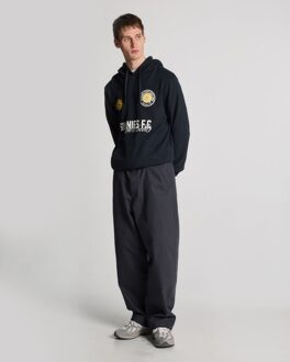 Lyle & Scott Zonnebril FC Graphic Pullover Hoodie - Donker Marineblauw - maat M