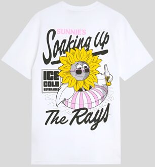 Lyle & Scott Zonnebril Pool Bar Graphic T-Shirt - Wit