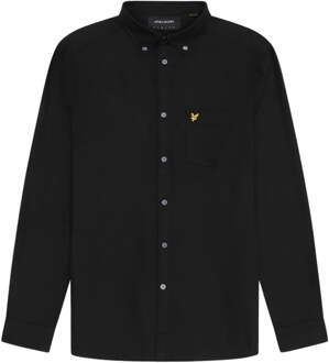 Lyle & Scott zwart shirt met lange mouwen