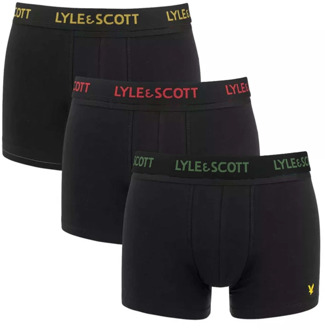 Lyle & Scott Zwarte Boxershorts Lyle & Scott , Black , Heren - 2Xl,Xl,L,M