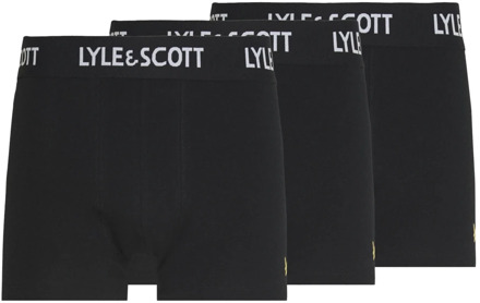 Lyle & Scott Zwarte Boxershorts Lyle & Scott , Black , Heren - 2Xl,Xl,L,S