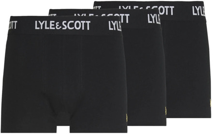 Lyle & Scott Zwarte Boxershorts Lyle & Scott , Black , Heren - 2Xl,Xl