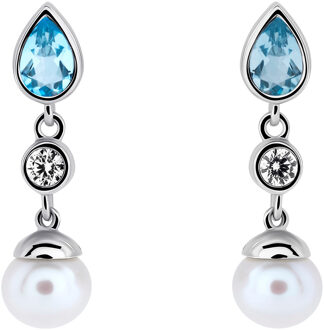 'Lylou' Dames 925 Sterling Zilveren Oorringen - Zilver ZO-7498